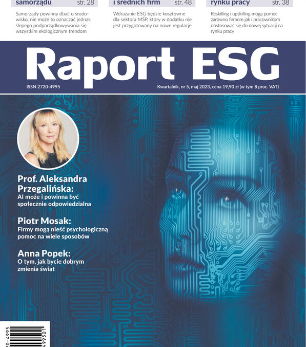 Nowy numer „Raportu ESG” w sklepach